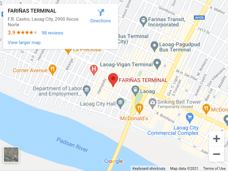 Bus to Vigan Manila to Laoag Bus to Ilocos Farinas Online Booking