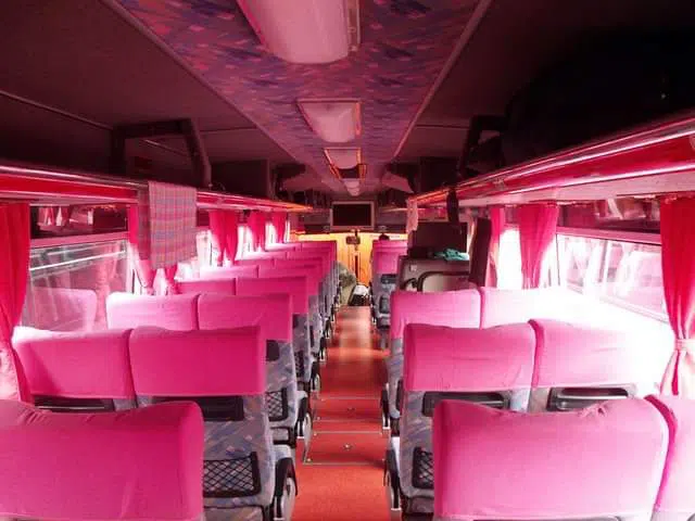 GV Florida Bus Deluxe Bus Inside