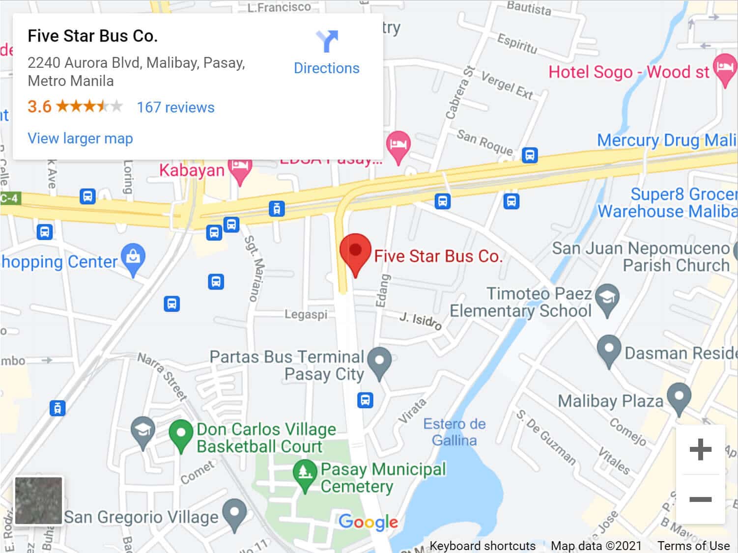Five Star Bus Terminal Cubao Pasay Schedules And Fares Contact
