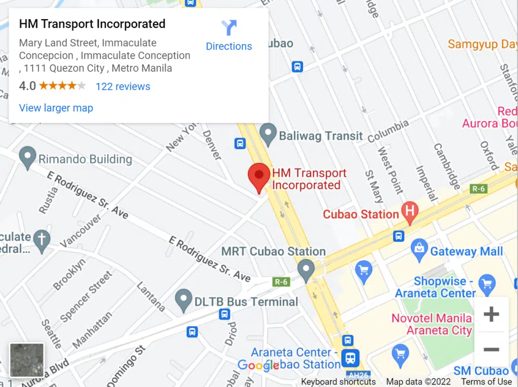 HM Transport Online Booking | Santa Cruz, Laguna | Manila