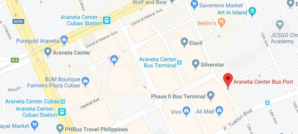 How to Get to Araneta Bus Port