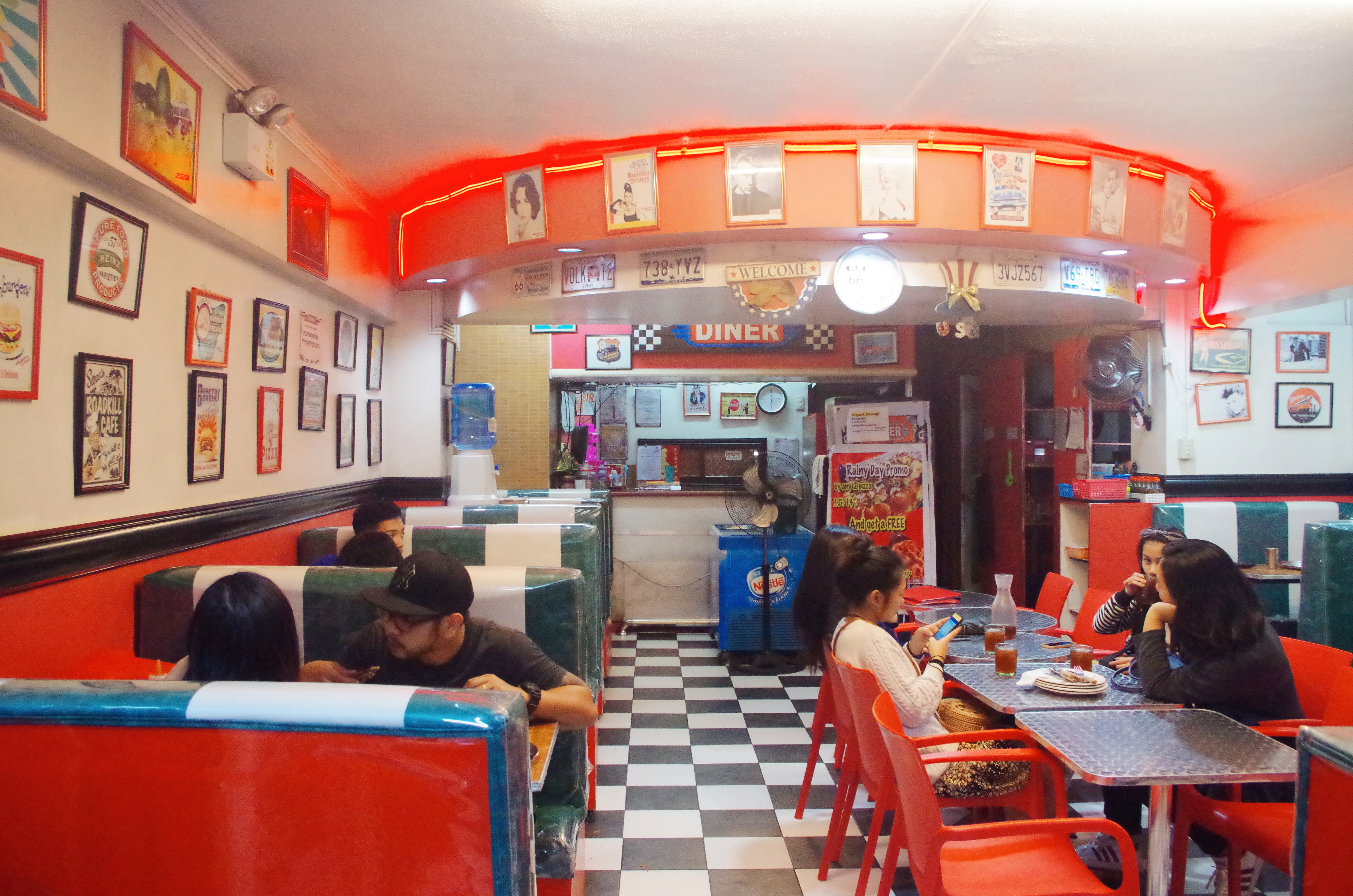 Jim’s Retro Diner interior