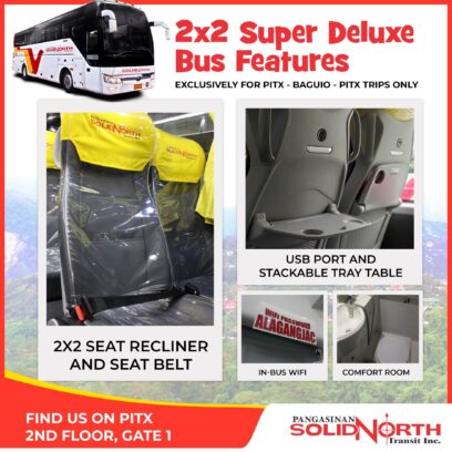 ​Solid North Transit releases new Luxury Class P2P bus from PITX to Baguio