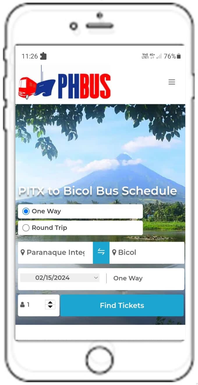 Enter bus trip details