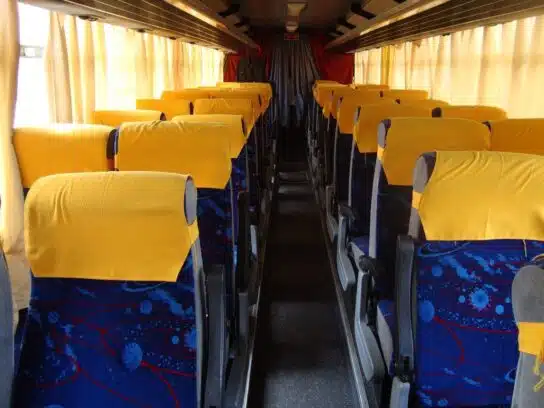 greyhound bus seating layout